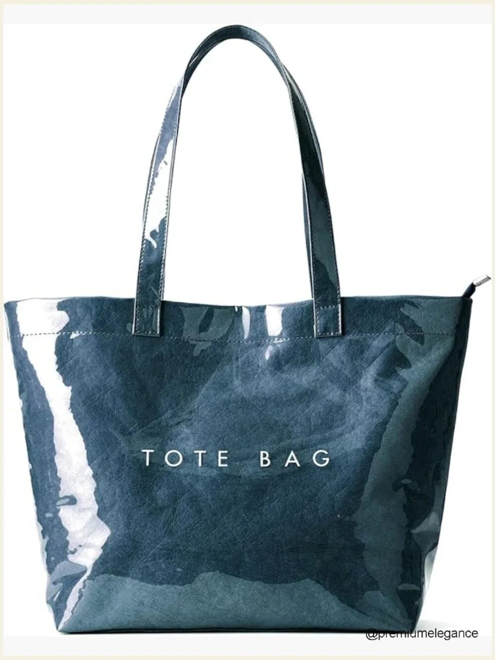 Clear TPU Tote Bag - Large Hobo Shoulder Bag for Travel Shopping Work